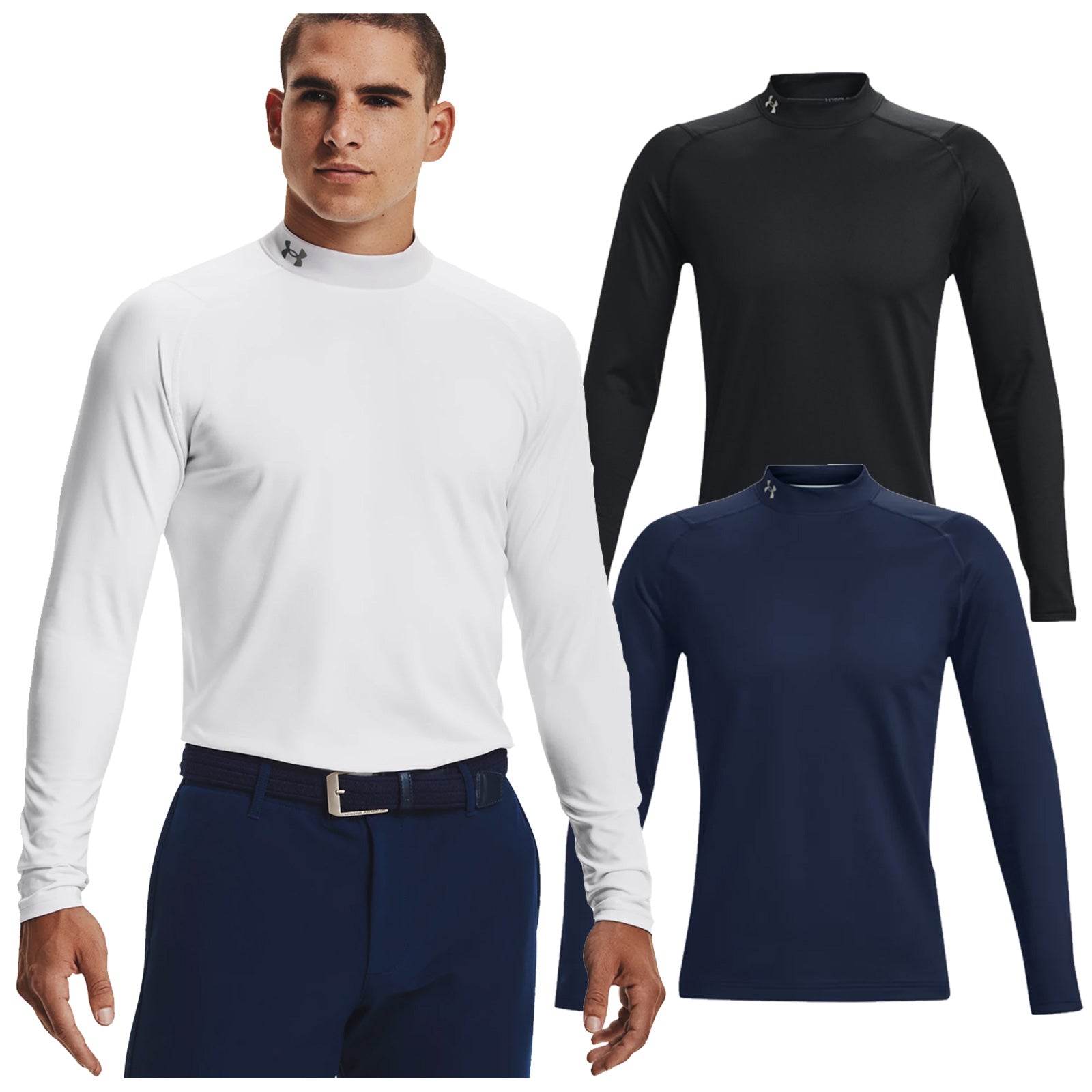 Under Armour Mens CGI Long Sleeve Mock Top – More Sports