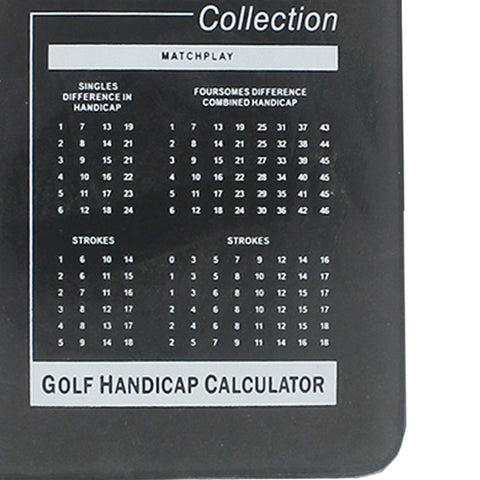 Golfers Club Collection Deluxe Leather Score Card Holder