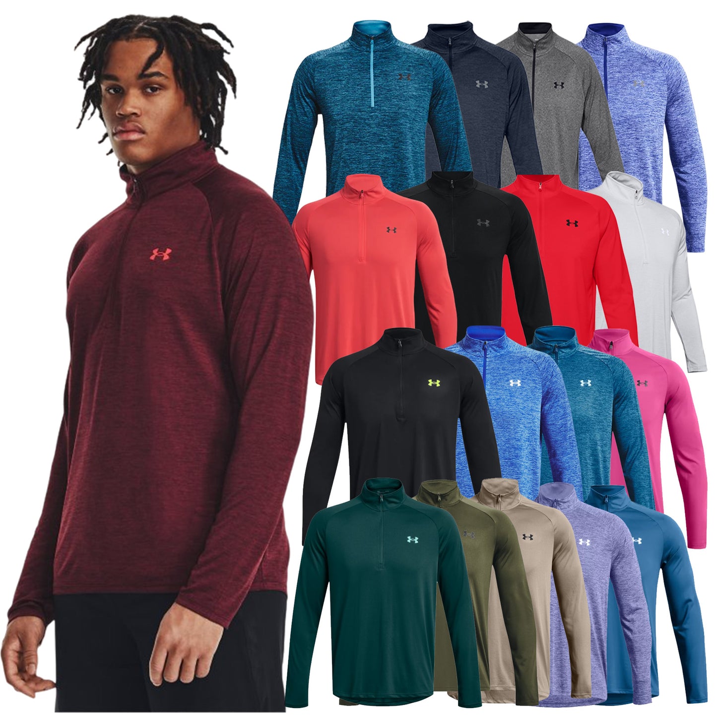 Under Armour Mens Tech 2.0 Half Zip 1328495