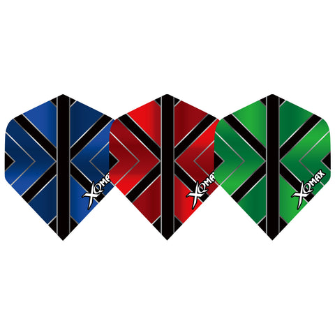 XQ Max Dart Flights - X / Cross