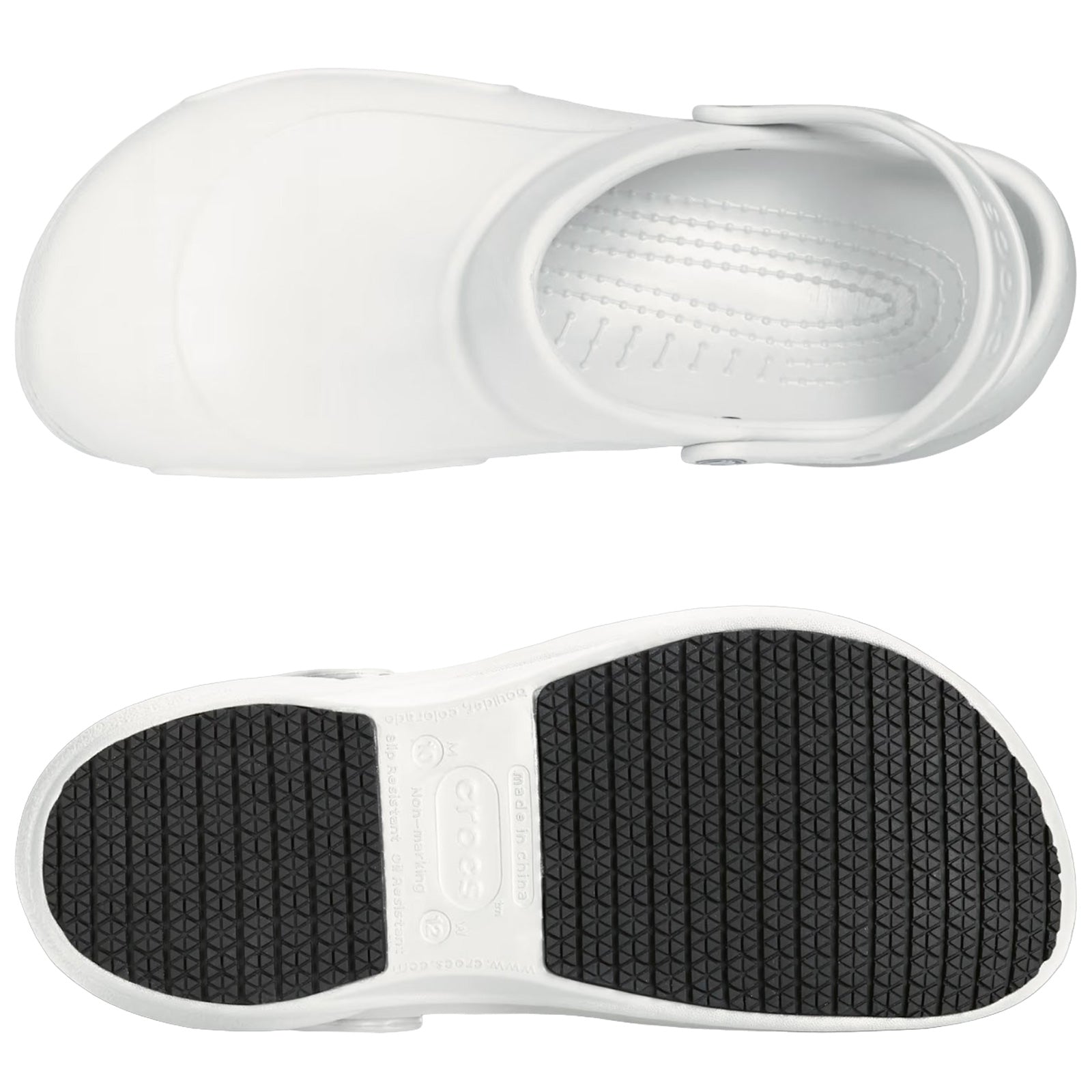 Crocs mercy work clog 2024 white