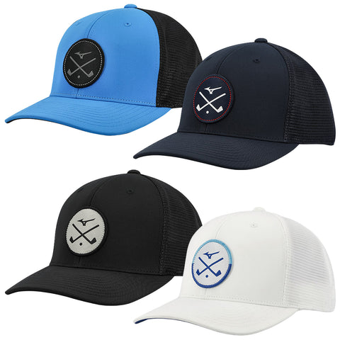 Mizuno Crossed Clubs Meshback Golf Cap