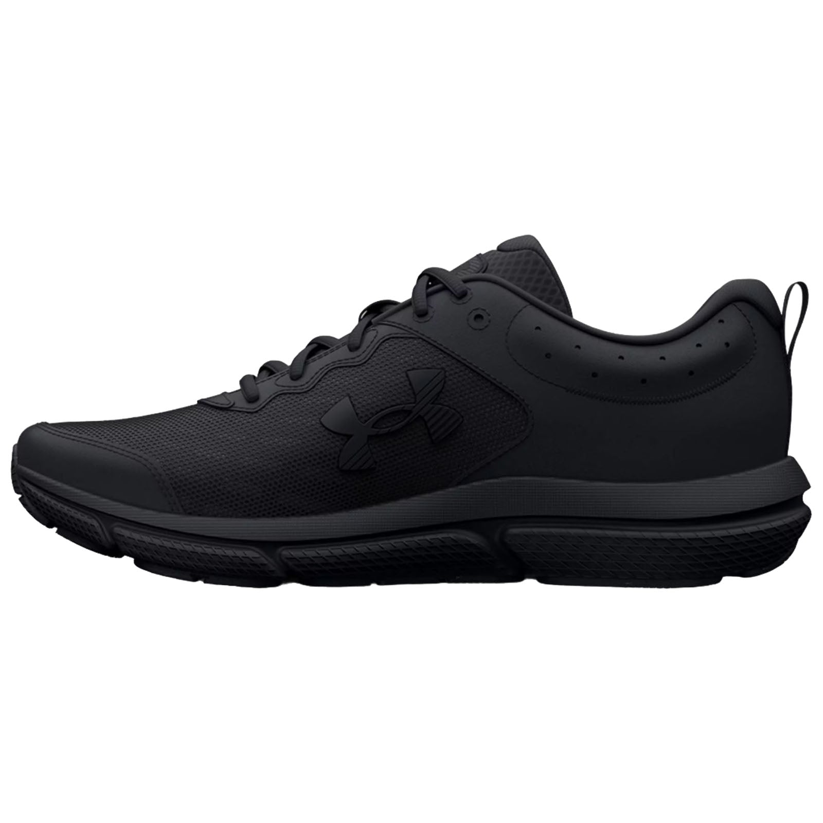 Under armour mens black 2024 trainers