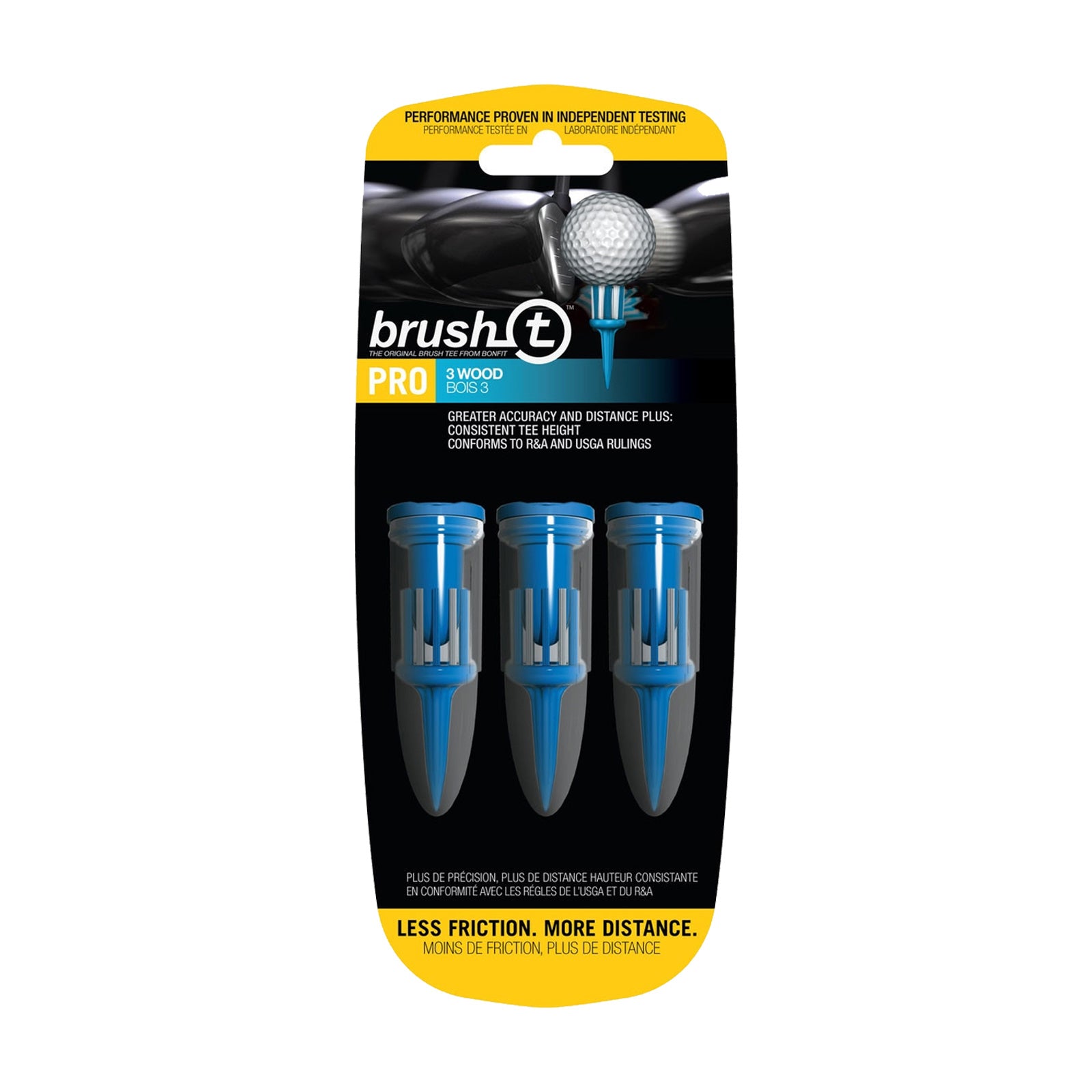 Brush T Golf Tees