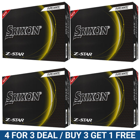 Srixon Z-Star Golf Balls - 4 FOR 3 DEAL