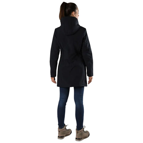 CMP Ladies Parka Zip Hood Longline Softshell Jacket