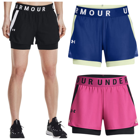 Under Armour Ladies Play Up 2-in-1 Shorts 1351981