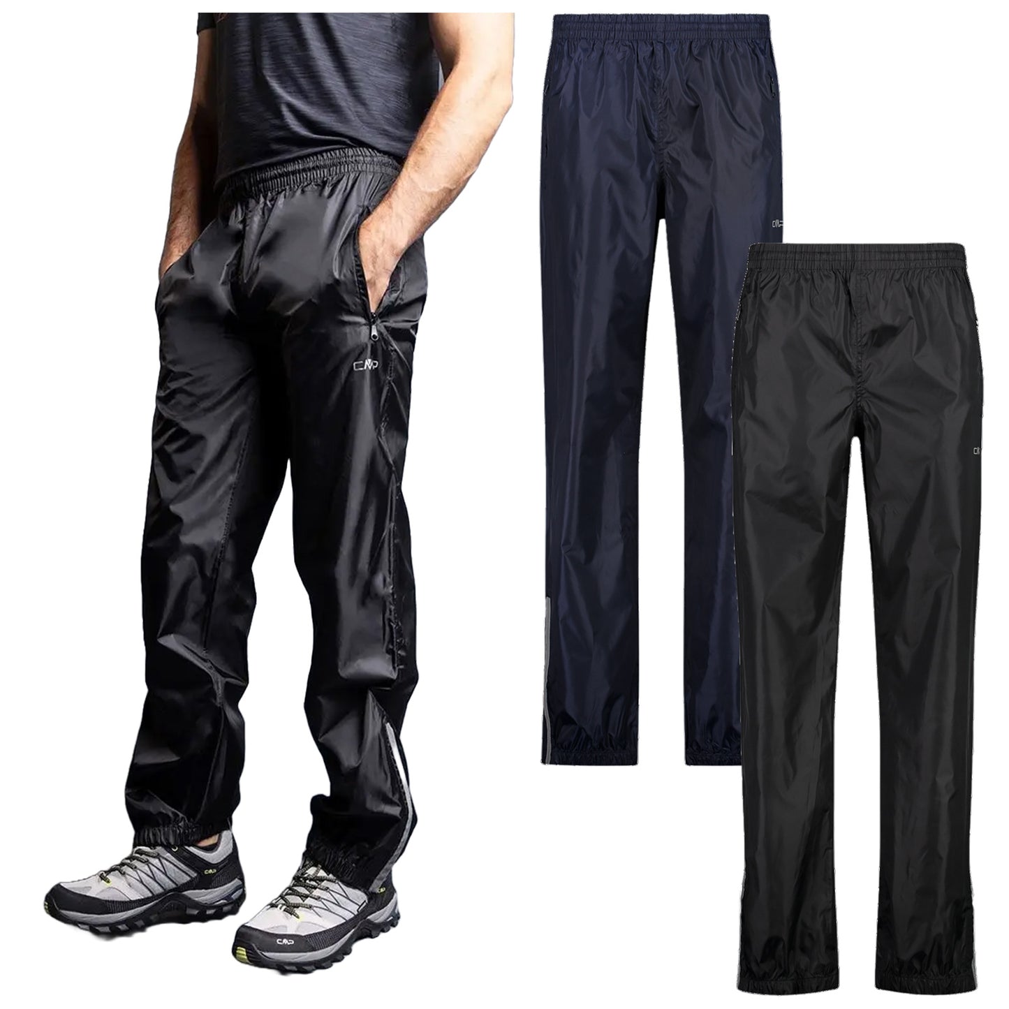 CMP Mens Packable Waterproof Trousers 3X96337