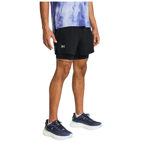 Under Armour Mens Launch 2-in-1 5" Shorts