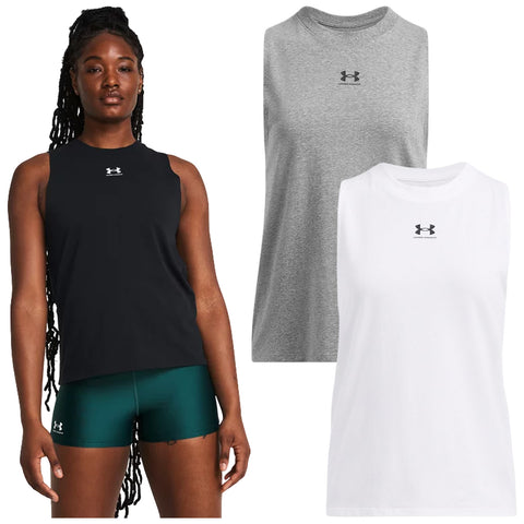 Under Armour Ladies Rival Muscle Tank