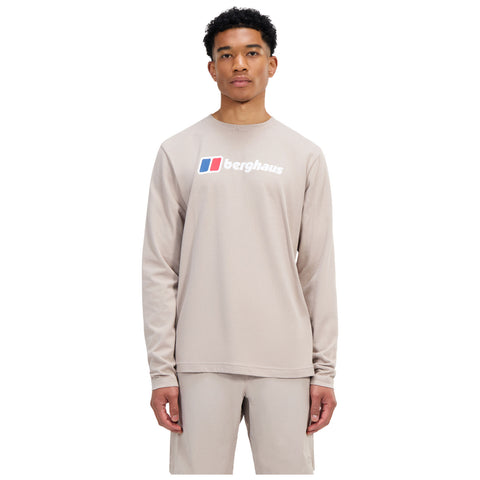 Berghaus Mens Big Logo Long Sleeve T-Shirt