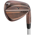 A golf wedge with a bronze finish sits upright with a polished shaft. The club features numbers for loft and model branding, emphasizing its design for short game precision.