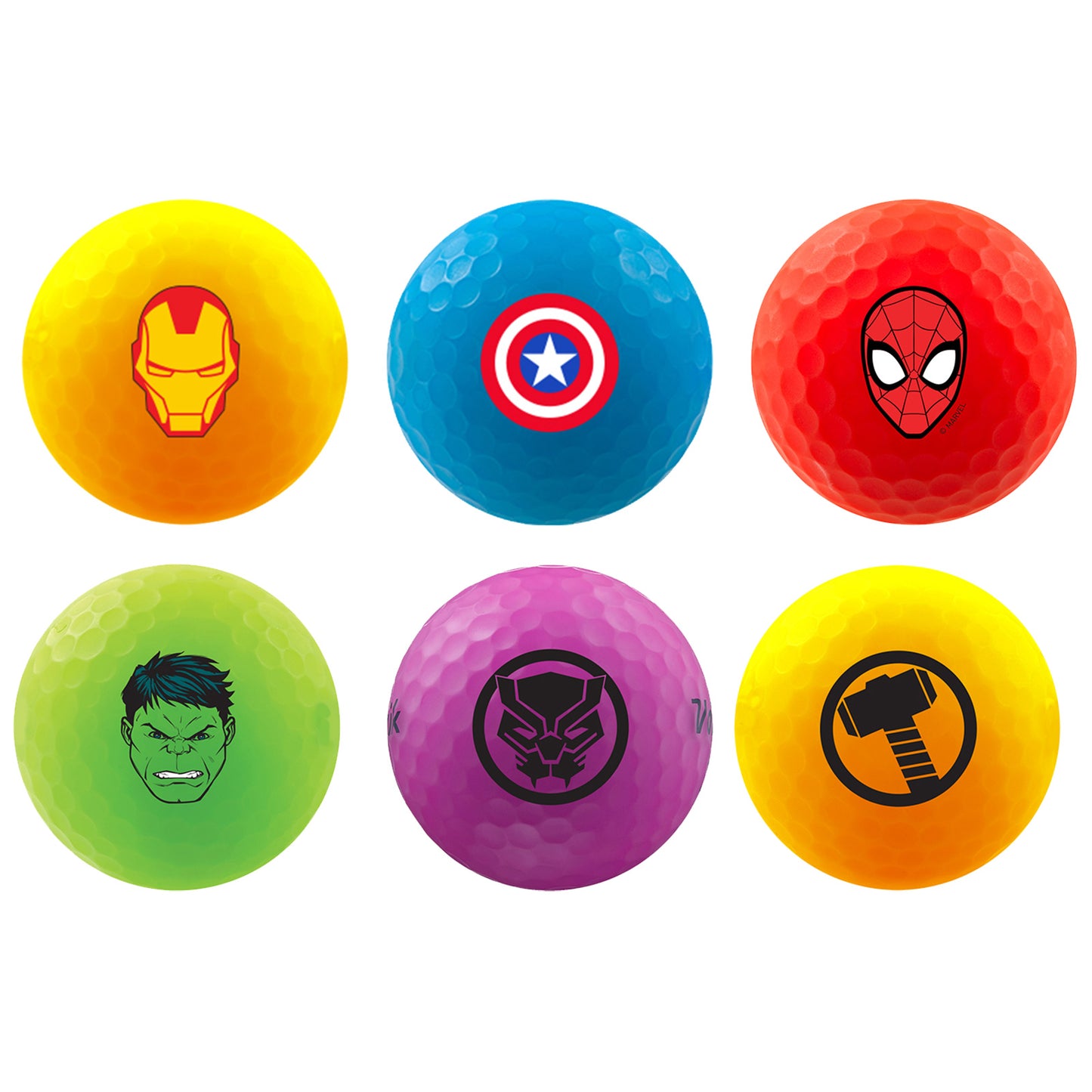 Volvik x Marvel Vivid Loose Golf Balls