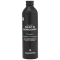 A black bottle with a screw cap features the text Eco friendly WASH IN REPROOFER AQUADRY Designed for technical outerwear Water-repellent wash that restores water repellency and maintains breathability Craghoppers.