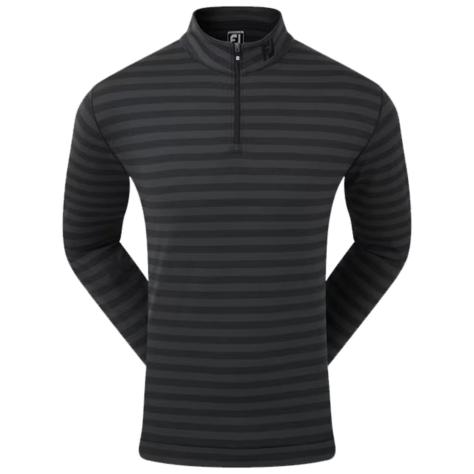 FootJoy Mens Peached Tonal Stripe Chill-Out Half Zip