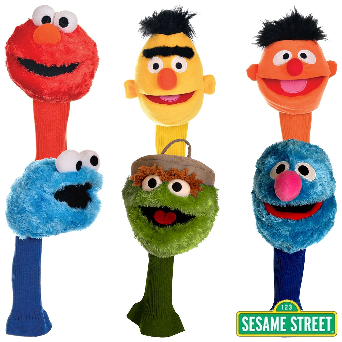 Sesame Street Novelty Golf Headcovers