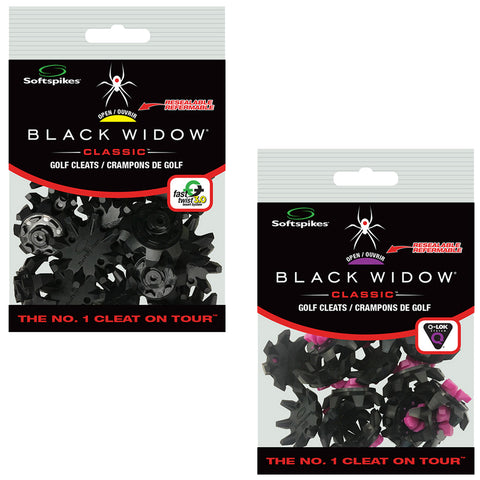 SoftSpikes Black Widow Golf Shoe Cleats