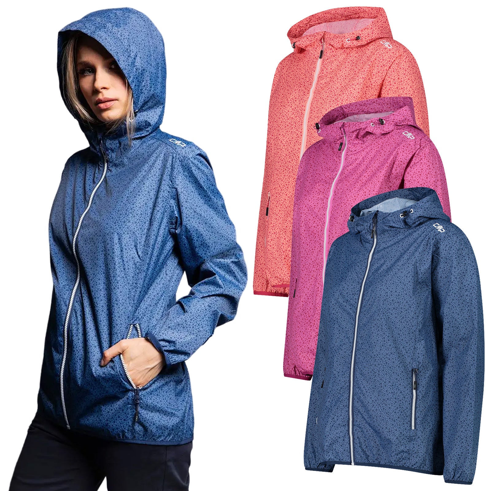 CMP Ladies Packable Waterproof Jacket 31X7296