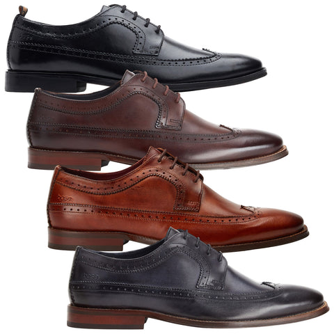 Base London Mens Havisham Brogue Shoes