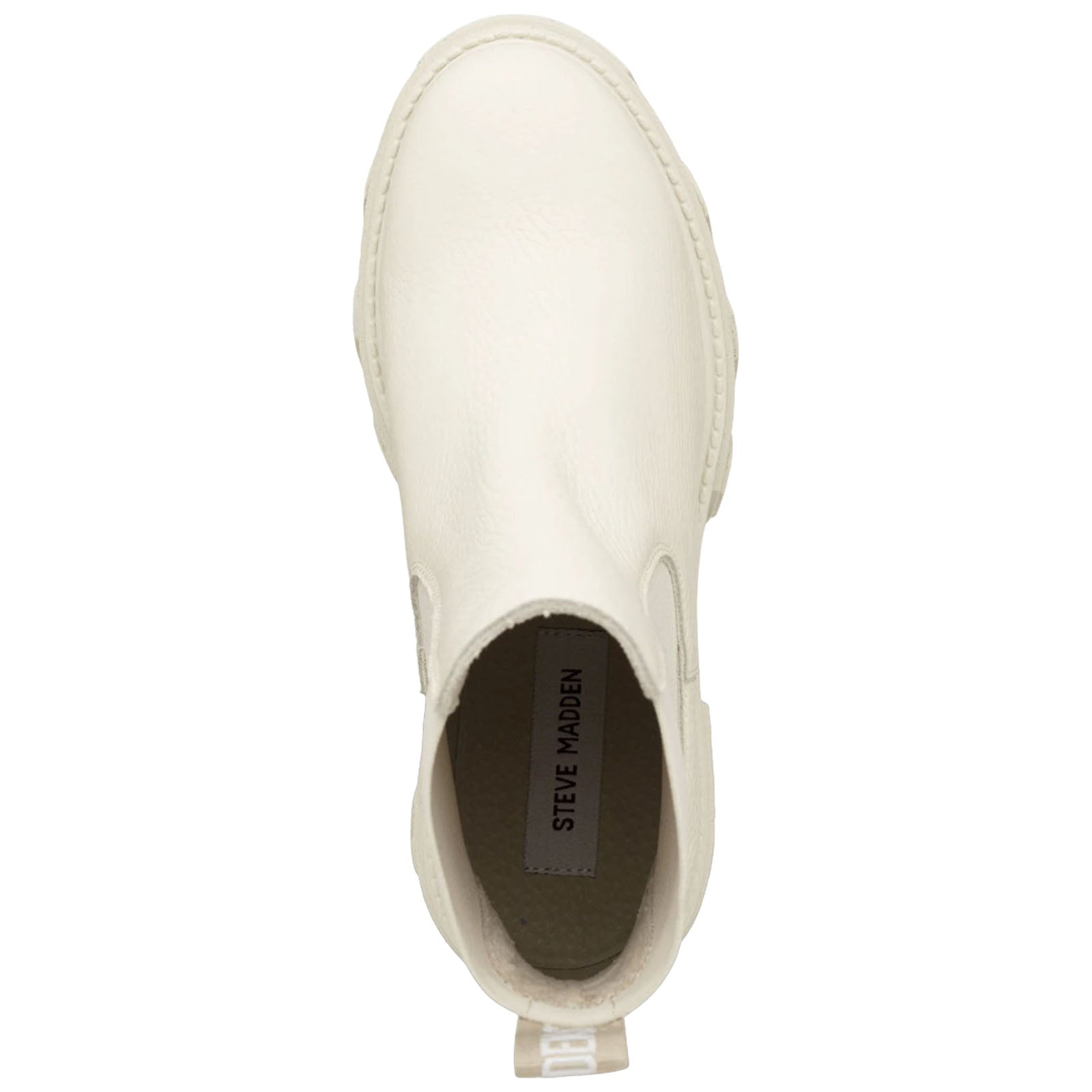 Steve madden white ankle boots on sale