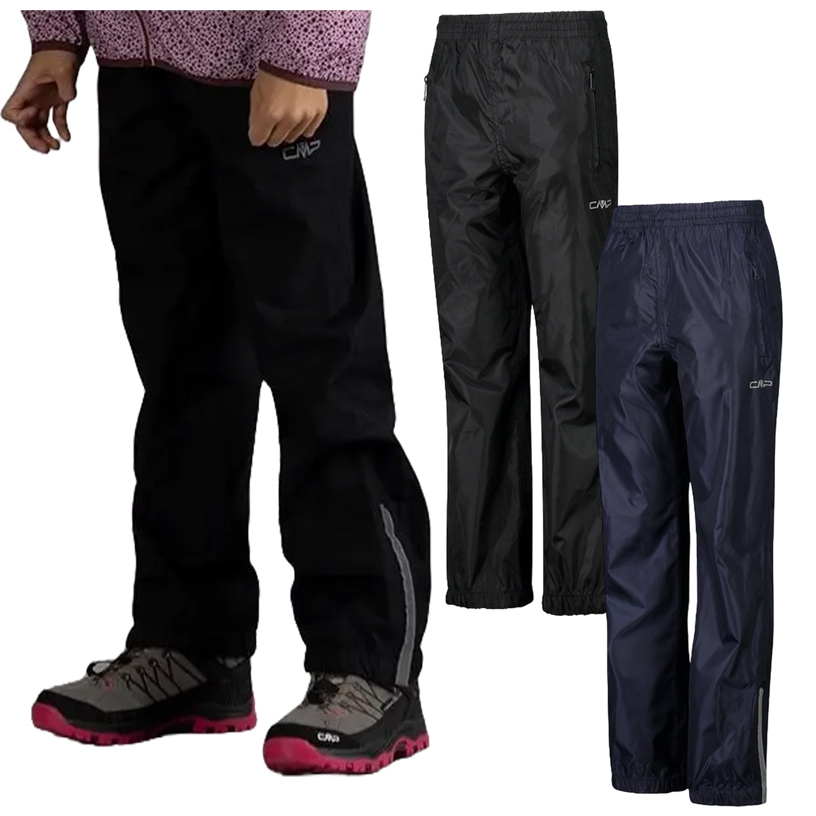 CMP Junior Packable Waterproof Trousers 3X96534