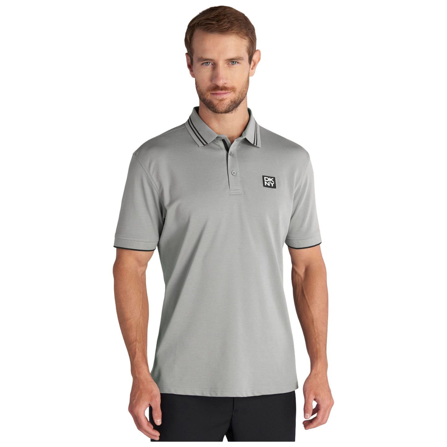 DKNY Mens Spike Polo Shirt