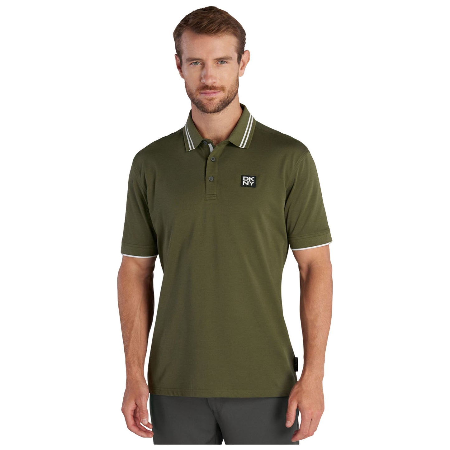 DKNY Mens Spike Polo Shirt