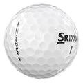 A white golf ball with a textured surface is displayed prominently showing the brand name Srixon and the model Z-STAR along with the number 1 against a plain background.