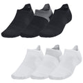 Under Armour ArmourDry Run Lite No Show Tab Socks (3 Pairs)