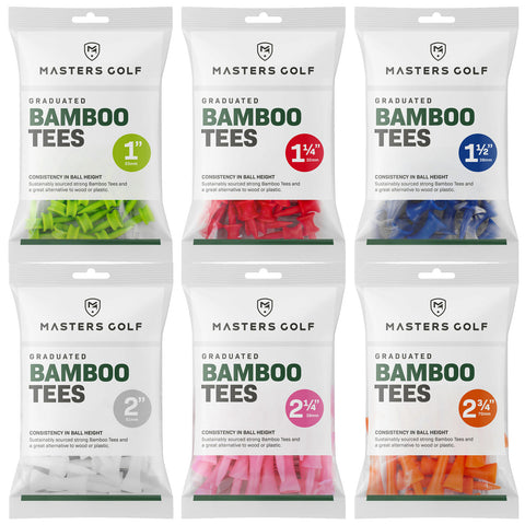 Masters Golf Bamboo Graduated Tees