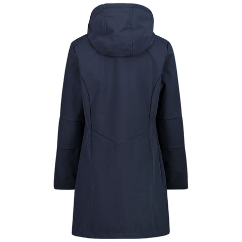 CMP Ladies Parka Zip Hood Longline Softshell Jacket