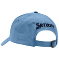 A light blue baseball cap with an adjustable strap features the word Srixon embroidered in dark navy on the back panel shown against a white background.