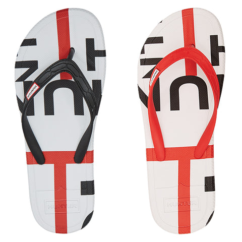 Hunter Ladies Original Exploded Logo Flip Flops