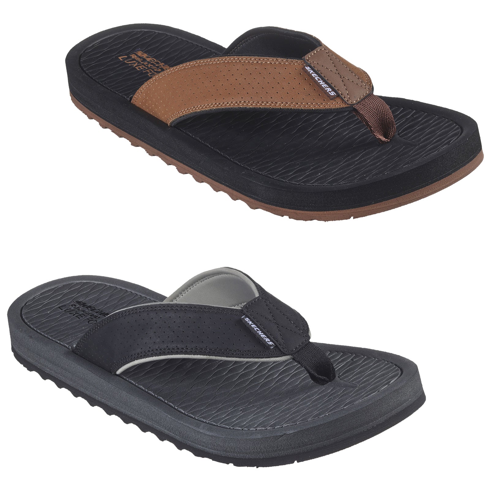 Skechers flip flops mens online