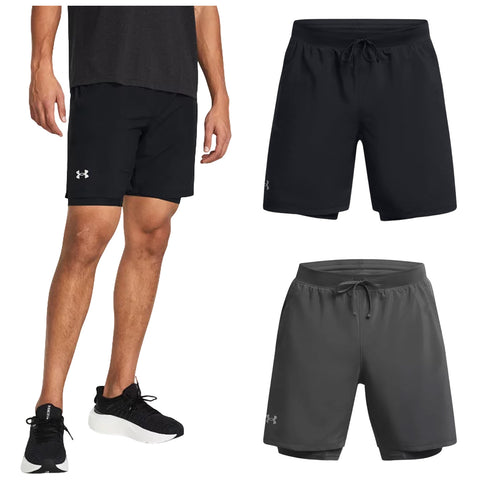 Under Armour Mens Launch 2-in-1 7" Shorts