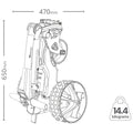 2025 Motocaddy M7 REMOTE Electric Golf Trolley