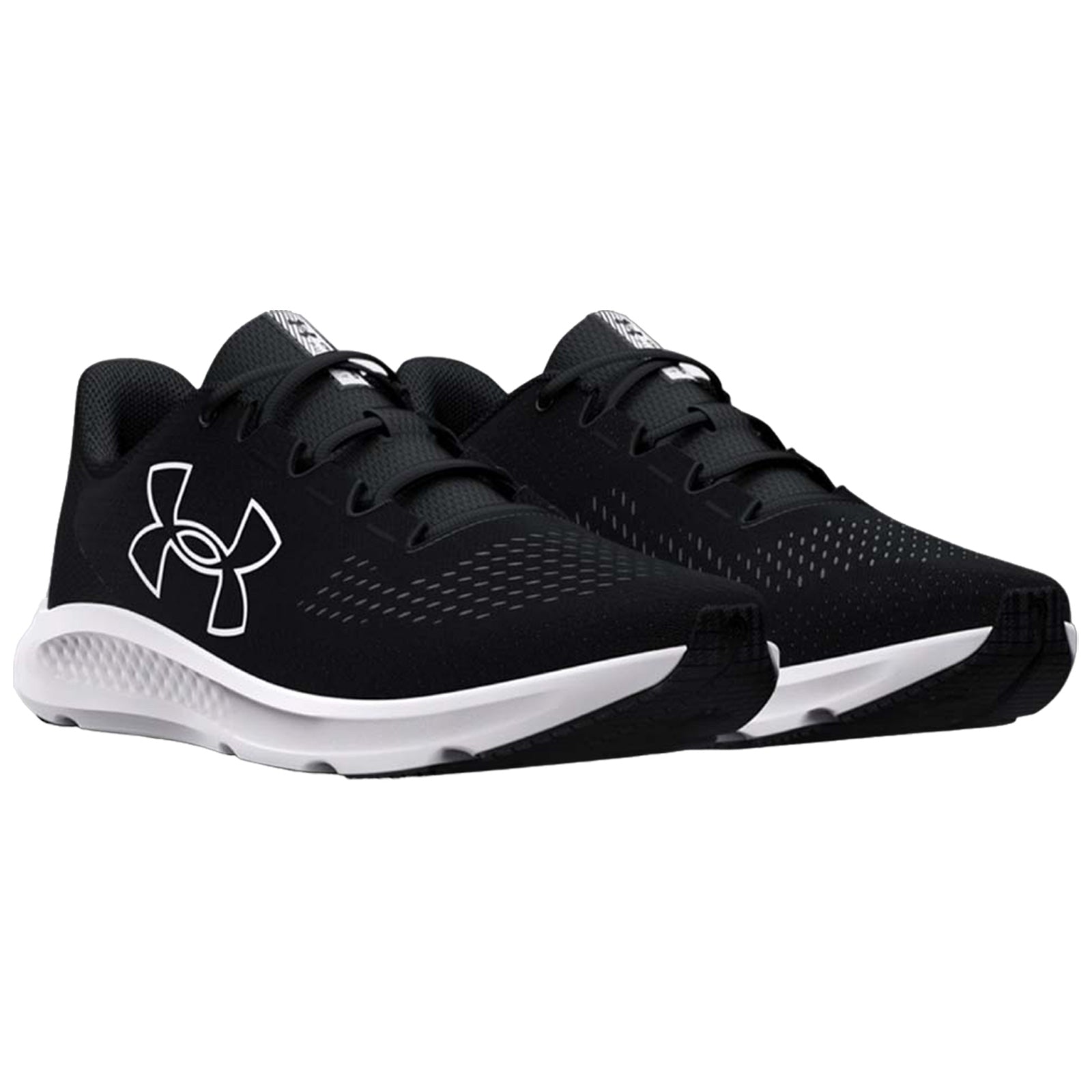 Under armour clearance mens black trainers