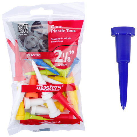 Masters Plastic Cone Golf Tees