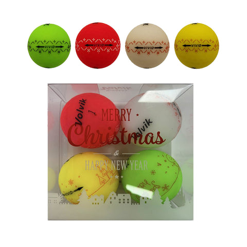 Volvik Vivid Golf Balls Special Edition Christmas Packs