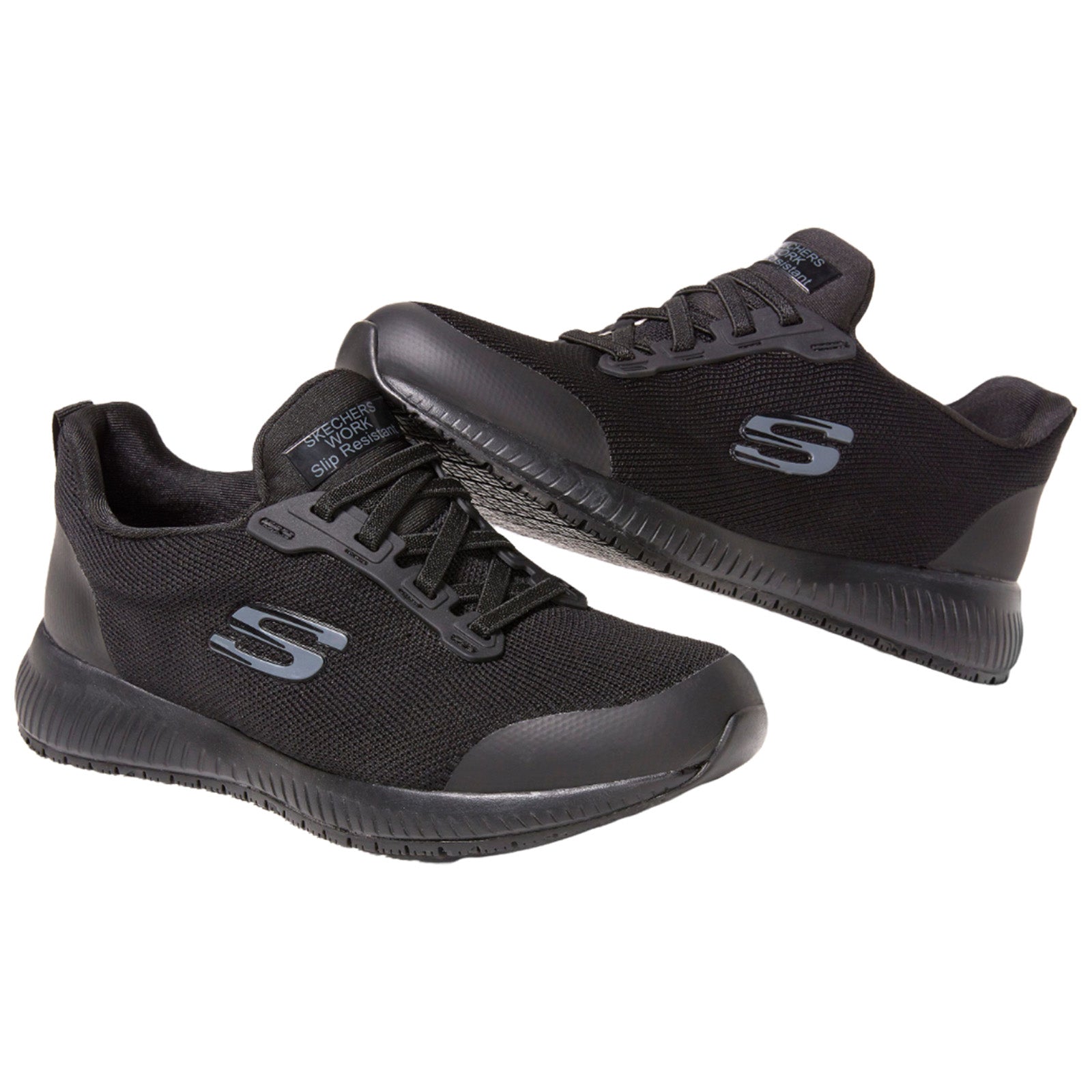 Skechers Ladies Squad Slip Resistant Work Shoes More Sports