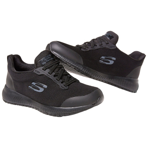 Skechers Ladies Squad Slip-Resistant Work Shoes