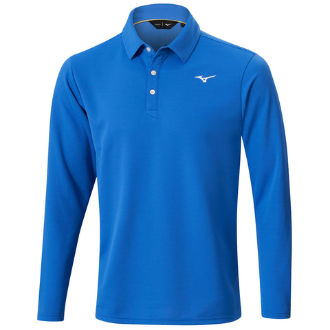 Mizuno Mens Breath Thermo Long Sleeve Polo Shirt