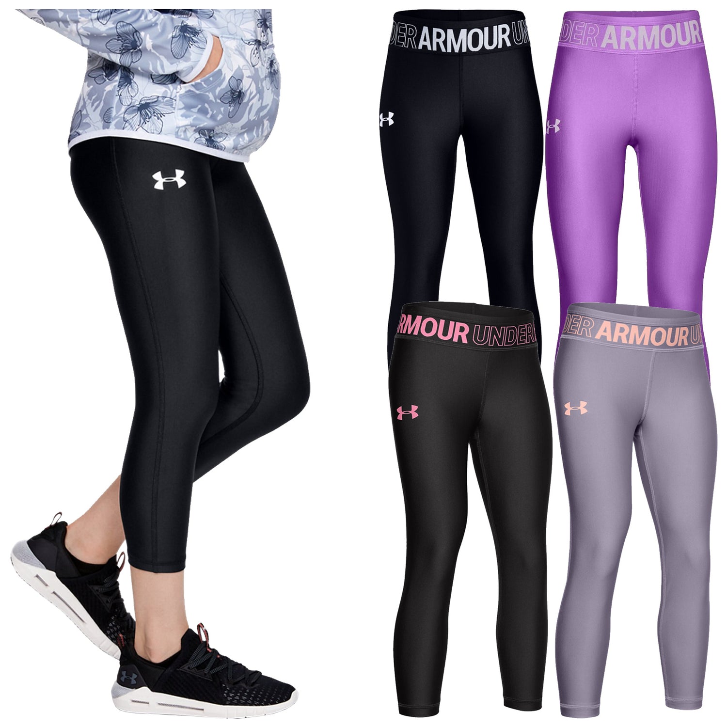 Under Armour Junior Girls Ankle Crop 7/8 Leggings