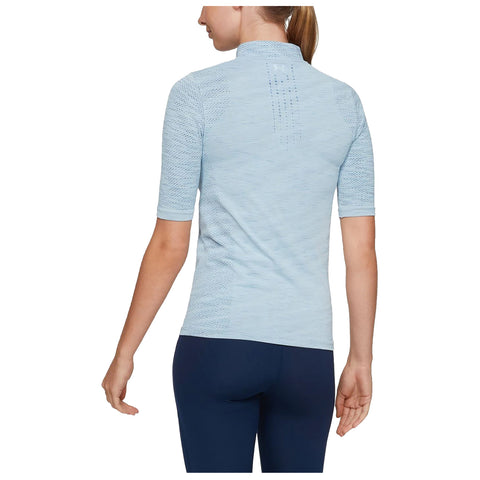 Under Armour Ladies Seamless Half Zip Polo Shirt XS