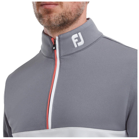 FootJoy Mens Colour Block Chill-Out Half Zip Top