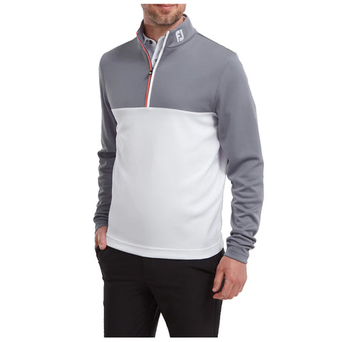 FootJoy Mens Colour Block Chill-Out Half Zip Top