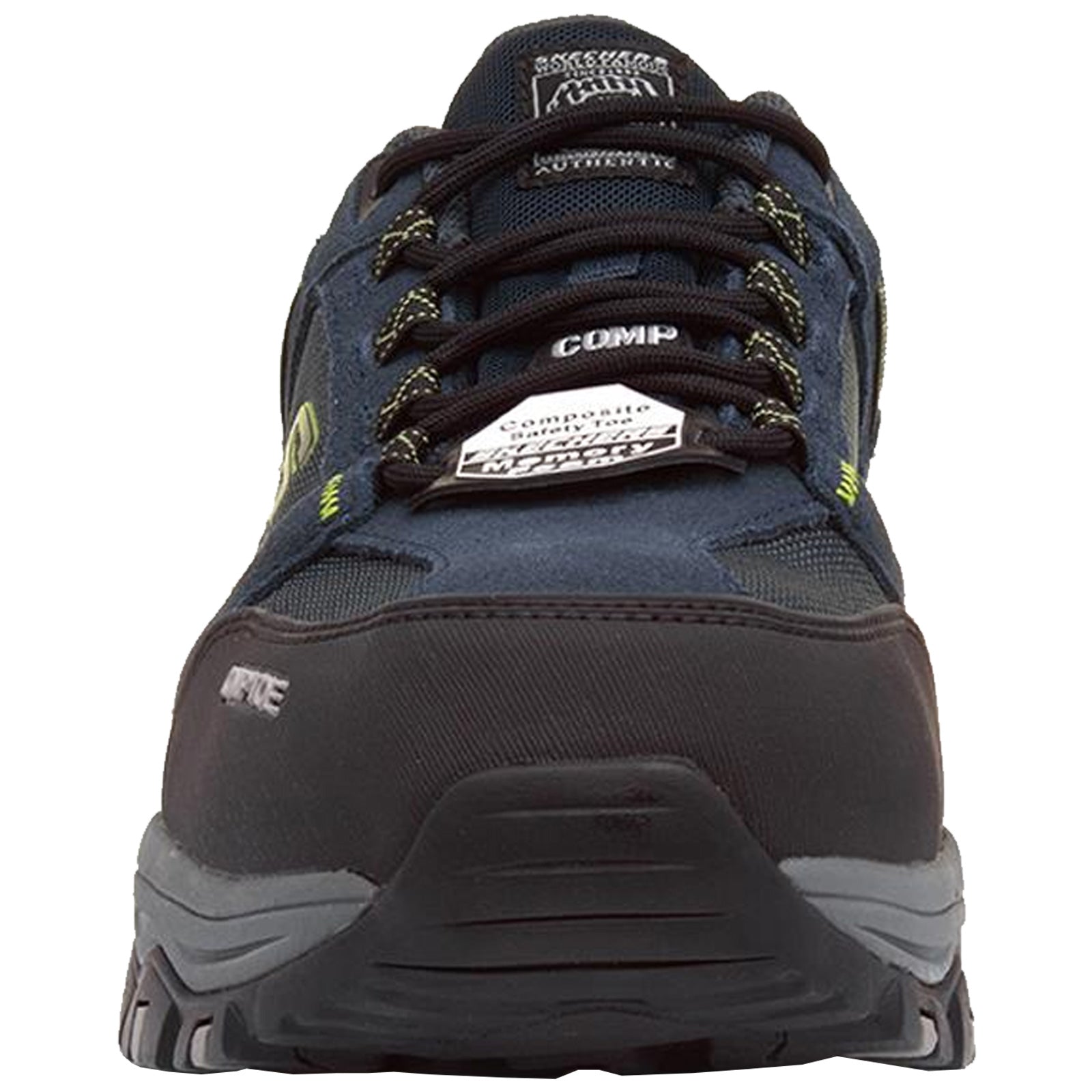 Skechers Mens Work Greetah Composite Toe Safety Shoes 6 UK Navy Black