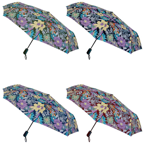 Rock N River Floral Print Compact Umbrella