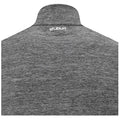 A dark gray pullover features a high collar and the brand name "Stuburt" displayed at the back near the neckline in white text, set against a plain background.