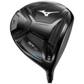 A black and silver golf driver is displayed at an angle showcasing its sleek design and features the label ST-Z along with a logo and branding on its head.